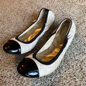 Black and White Ballet Flats